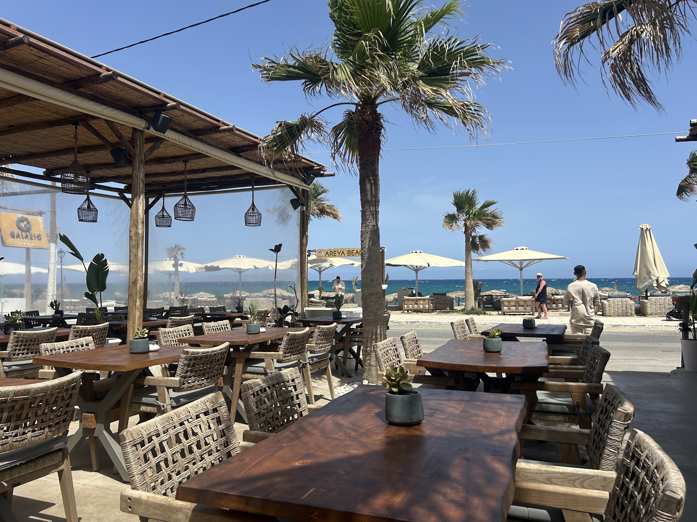 Areya Beach Bar, a beach club in Crete, Greece — photo 1