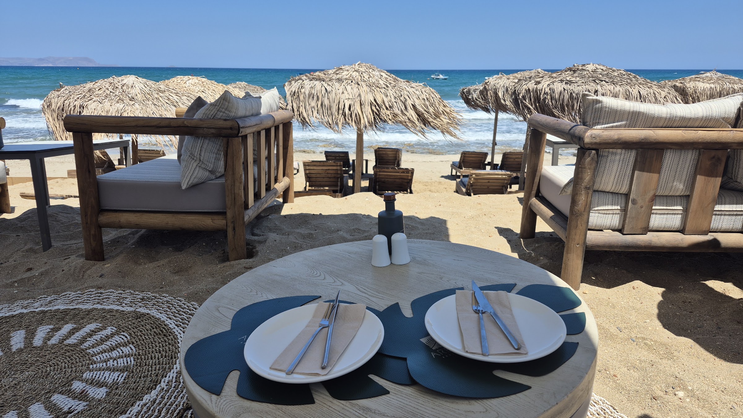 Areya Beach Bar, a beach club in Crete, Greece — photo 4