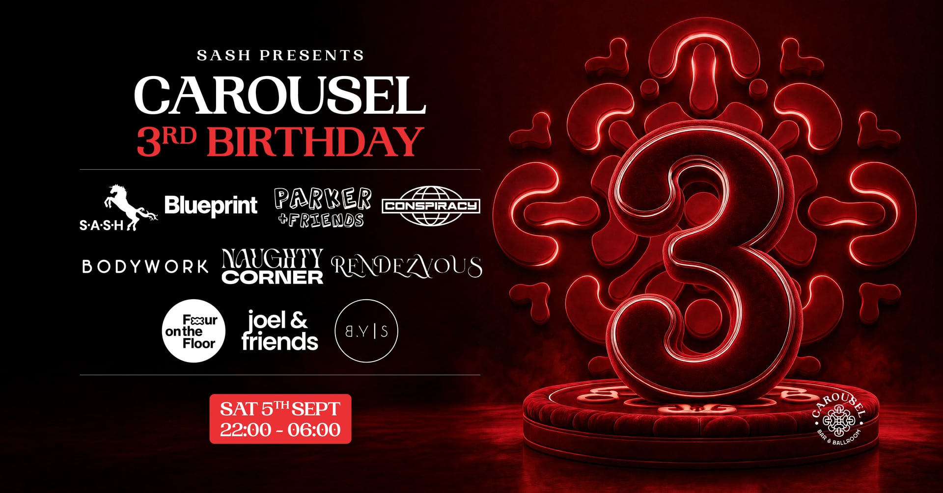 S.A.S.H Presents Carousel 3rd Birthday