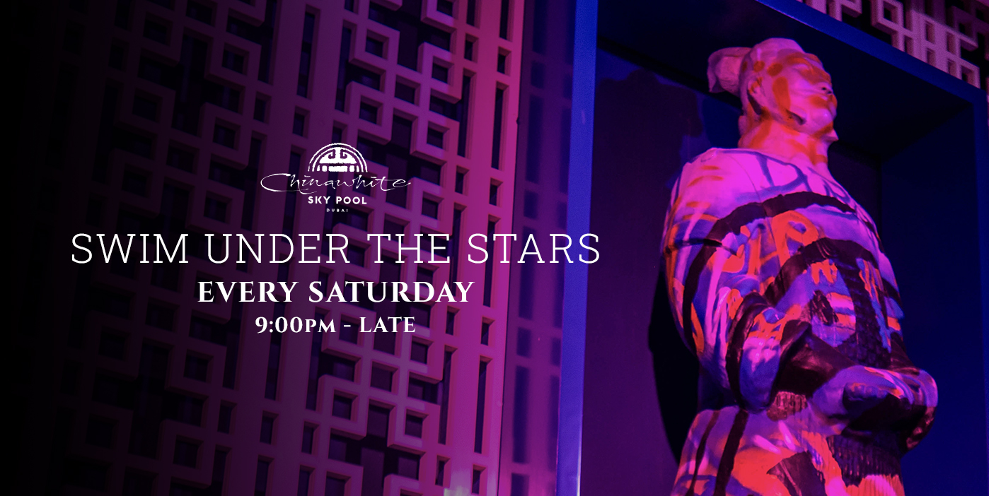 Swim under the stars at Chinawhite skypool