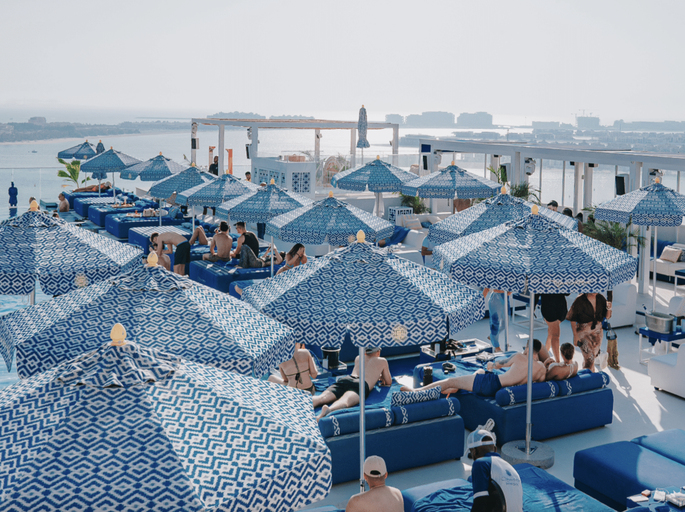 Chinawhite Skypool at Radisson Beach, a rooftop in Dubai, UAE — photo 1