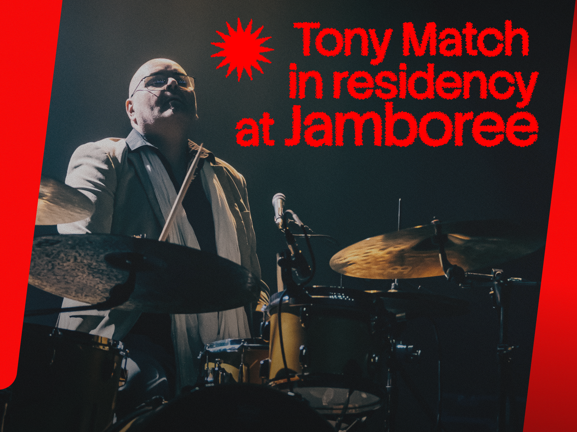 Tony Match in residency at Jamboree