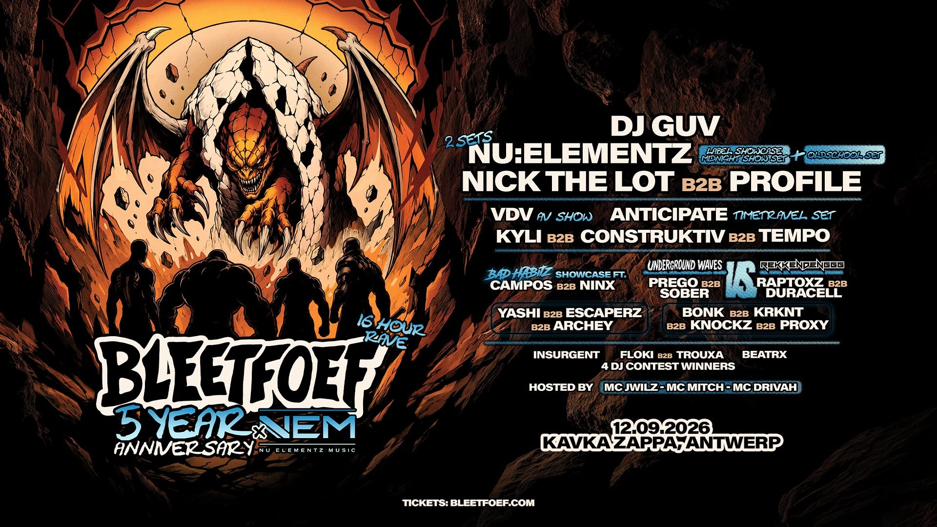 BLEETFOEF 5 YEAR ANNIVERSARY X NEM