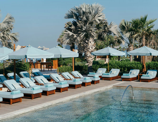 La Cantine Beach at Delano, a beach club in Dubai, UAE — photo 1