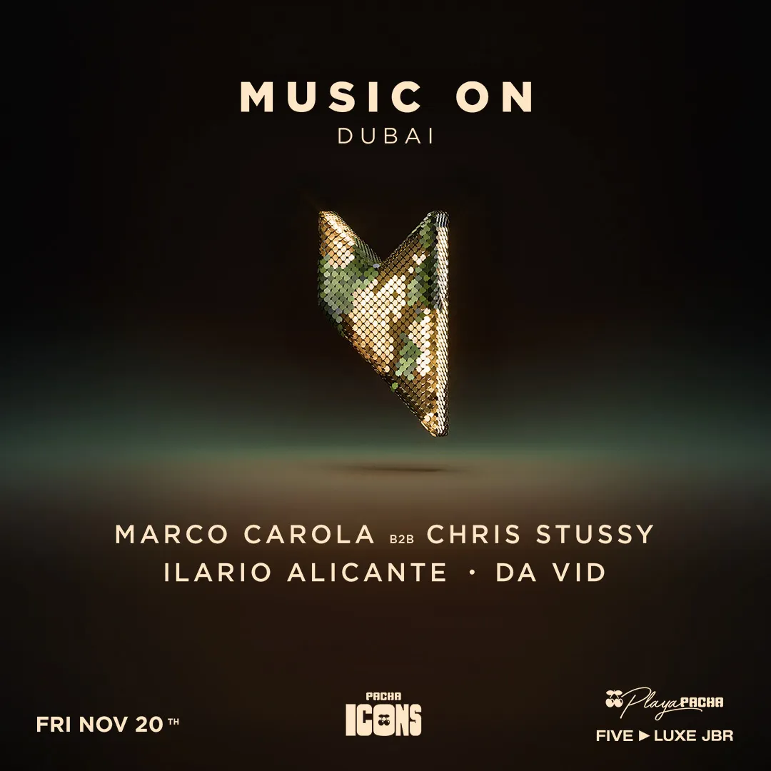 MARCO CAROLA PRESENTS MUSIC ON | PACHA ICONS