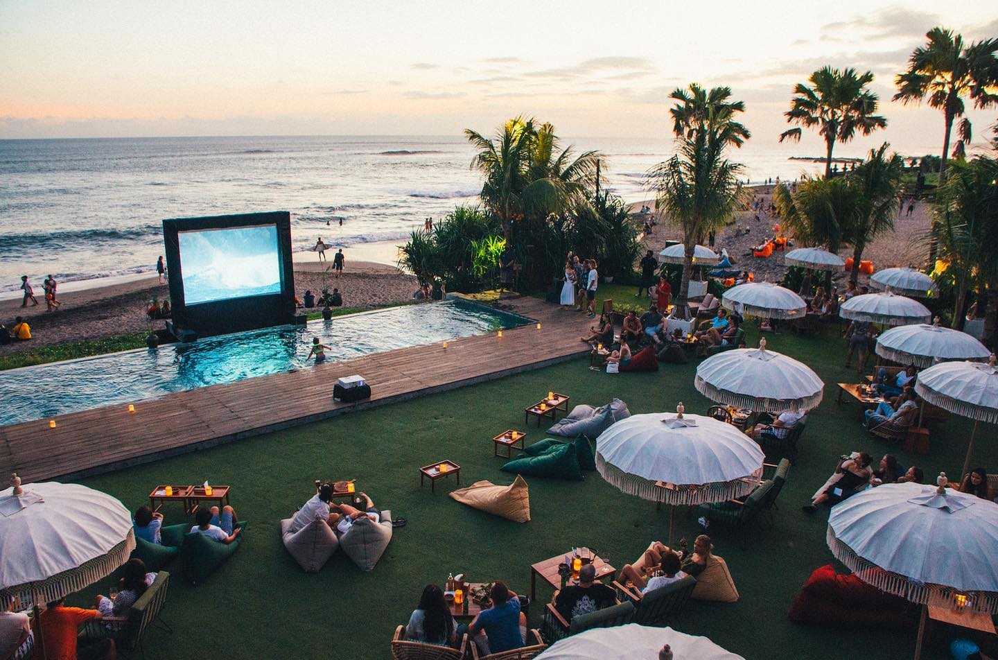 The Lawn, a beach club in Bali, Indonesia