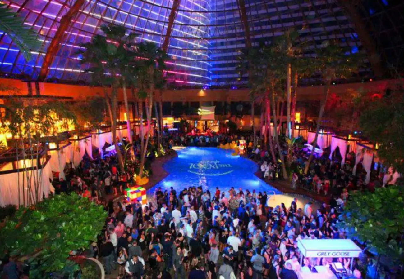The Pool After Dark