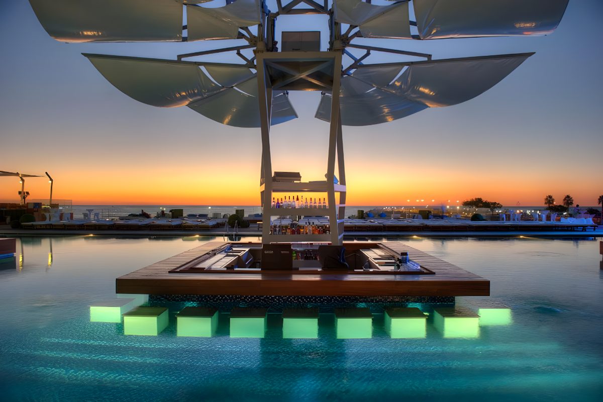 Veer Beach Club, a beach club in Kaslik, Lebanon